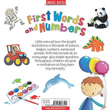 Load image into Gallery viewer, First Words and Numbers: 96 Pages Packed Full of Big, Bold, Beautiful Illustrations for Children aged 3+ (Miles Kelly) Hardcover Children's Books Happier Every Chapter