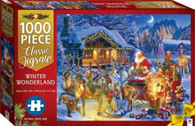 Load image into Gallery viewer, Hinkler 'Winter Wonderland' Christmas puzzle 1000 pieces Happier Every Chapter