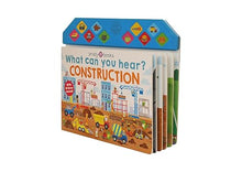 Load image into Gallery viewer, What Can You Hear? Construction Board book Children's Books Happier Every Chapter