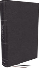 Load image into Gallery viewer, Niv, Thompson Chain-Reference Bible, Handy Size, European Bonded Leather, Black, Red Letter, Comfort Print: New International Version, European Bonded Leather, Black, Thompson Chain-reference Bible Bonded Leather Adult Non-Fiction Happier Every Chapter
