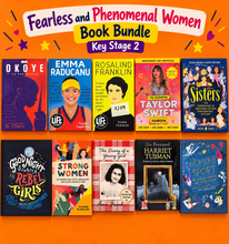 Load image into Gallery viewer, Fearless and Phenomenal Women Book Bundle | Inspiring Women Who Changed the World, EYFS to KS4 Children's Book Bundle Happier Every Chapter