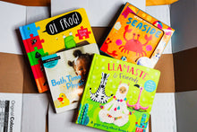 Load image into Gallery viewer, Winning Tots Book Box Gift for Kids 0 - 3 years old | Christmas Gifts | Birthday Gifts | Hug in a Box for Children | Bookworm Gifts Book Subscription Box Happier Every Chapter