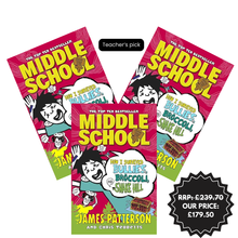 Load image into Gallery viewer, Middle School 04: How I Survived Bullies, Broccoli, and Snake Hill (Paperback) - 30 Copy KS2 Class Set Children's Book Bundle Happier Every Chapter
