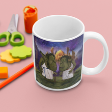 Load image into Gallery viewer, Land of the Nurogons Ceramic Mug Happier Every Chapter