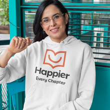 Load image into Gallery viewer, Happier Every Chapter Pullover Hoodie Hoodies Happier Every Chapter
