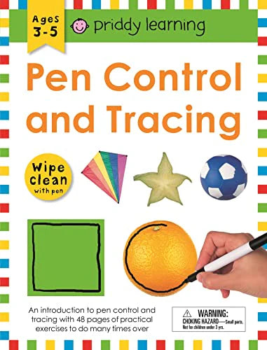 Wipe Clean Workbook: Pen Control and Tracing by Roger Priddy Happier Every Chapter
