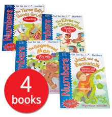Get Set Go: Numbers - 4 Books Paperback