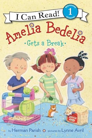 Amelia Bedelia Gets a Break (I Can Read Level 1) Paperback Children's Books Happier Every Chapter   