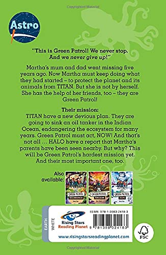 Reading Planet: Astro – Green Patrol: Ocean - Earth/White band Paperback