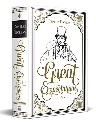 Great Expectations, Charles Dickens, (Classic Literature, Pip the Blacksmith Apprentice, Coming of Age Novel, Essential Reading) Ribbon Page Marker, Perfect for Gifting Fiction Happier Every Chapter   