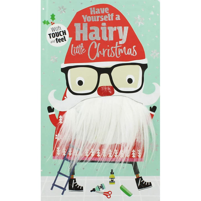 Have Yourself a Hairy Little Christmas Board book Ndah Mbawa @ Happier Every Chapter