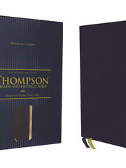 NIV Holy Bible: New International Version, Leathersoft, Navy, Thompson Chain-reference Bible Imitation Leather
