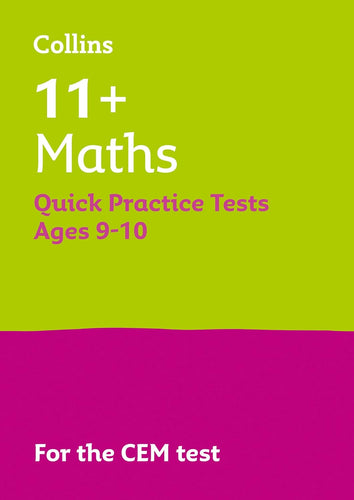 11+ Maths Quick Practice Tests Age 9-10 (Year 5): For the 2024 CEM Tests (Collins 11+ Practice) Paperback  Ndah Mbawa @ Happier Every Chapter   