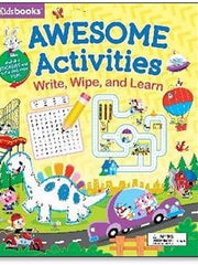 Awesome Activities: Write, Wipe, and Learn Spiral-bound