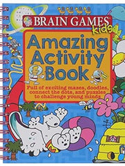 Brain Games Kids - Amazing Activity Book - Pi Kids Spiral-bound