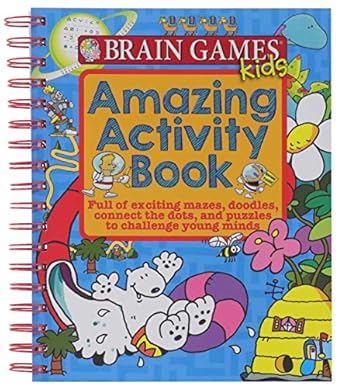 Brain Games Kids - Amazing Activity Book - Pi Kids Spiral-bound Children's Books Happier Every chapter