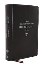 Load image into Gallery viewer, NIV The Charles F. Stanley Life Principles Bible (Green/Black Leathersoft) (Imitation Leather) Adult Non-Fiction Happier Every Chapter
