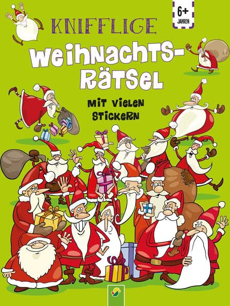 Tricky Christmas Puzzles With Lots of Stickers