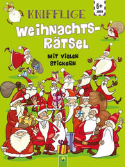 Tricky Christmas Puzzles With Lots of Stickers