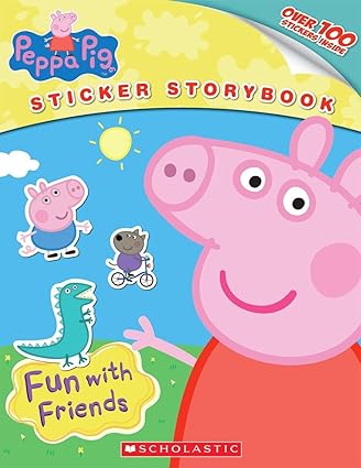 Fun with Friends (Peppa Pig) Paperback Children's Books Happier Every chapter