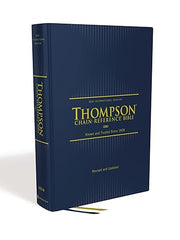 Niv, Thompson Chain-Reference Bible, Hardcover, Navy, Red Letter, Comfort Print: New International Version, Thompson Chain-reference Bible, Navy, Red Letter, Comfort Print Hardcover