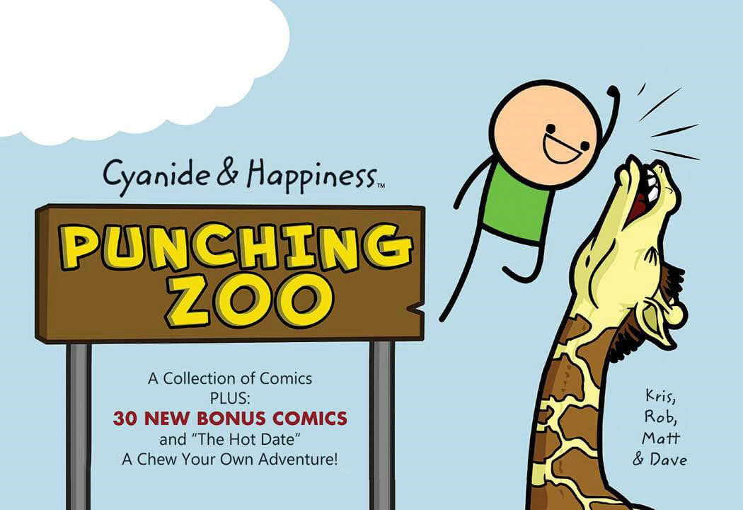Cyanide and Happiness: Punching Zoo (Cyanide & Happiness) Paperback €“ 30 Sept. 2014 by Kris Wilson (Author), Rob Denbleyker (Author), Matt Melvin (Author), Dave McElfatrick (Author)