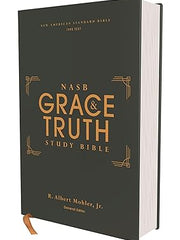 NASB, The Grace and Truth Study Bible (Trustworthy and Practical Insights), Hardcover, Green, Red Letter, 1995 Text, Comfort Print: New American Standard Bible, Green, Comfort Print, Red Print Hardcover