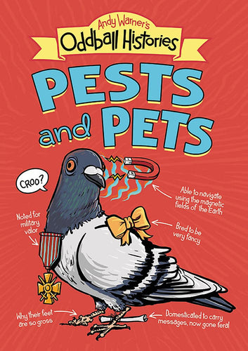 Andy Warner's Oddball Histories Pests and Pets(Paperback) Children's Books Happier Every Chapter   