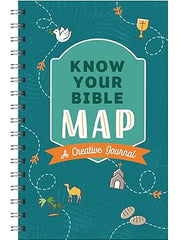 Know Your Bible Map [General Cover]: A Creative Journal (Faith Maps) Spiral-bound