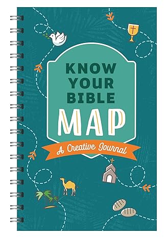 Know Your Bible Map [General Cover]: A Creative Journal (Faith Maps) Spiral-bound Adult Non-Fiction Happier Every Chapter   