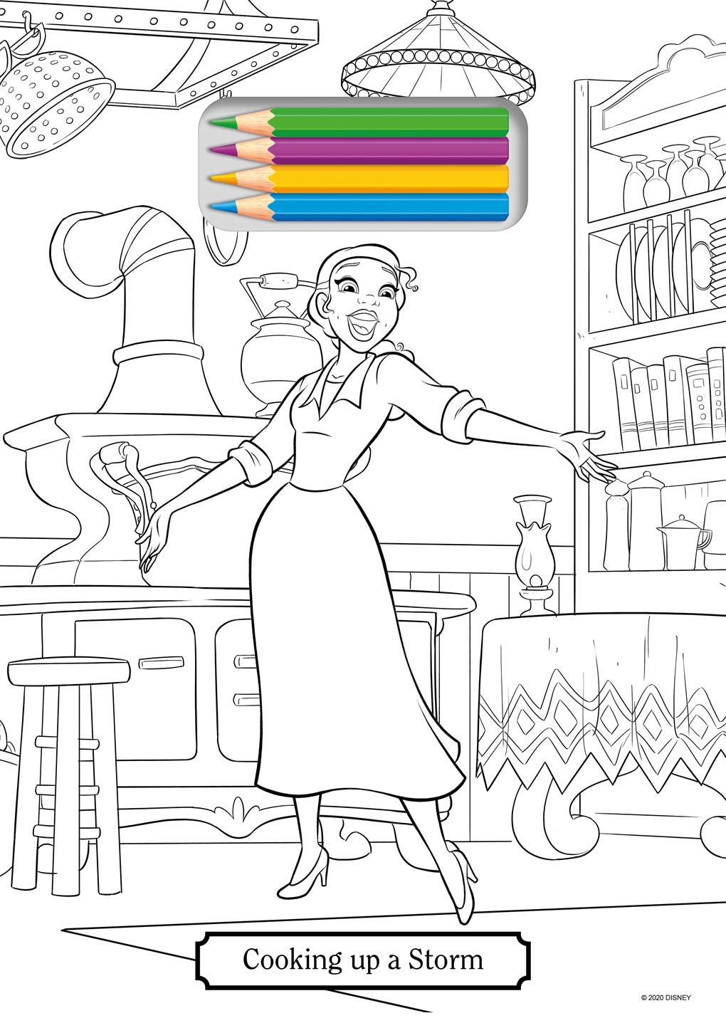Disney Princess: Tear Off Colouring Paperback 21 Feb. 2021 by Igloo Books (Author)