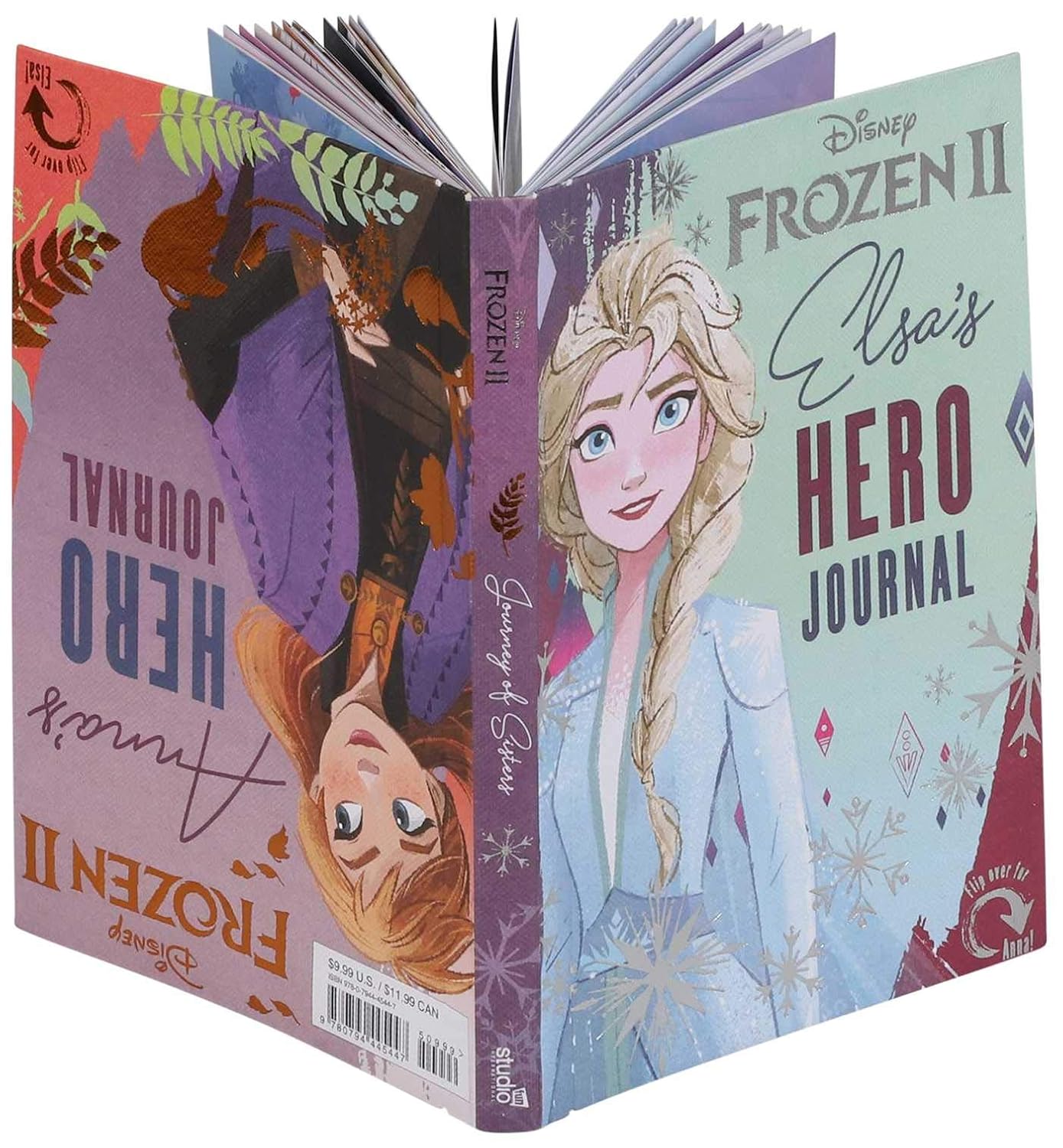 Disney Frozen 2 -journey of Sisters: Elsa and Anna's Hero Journal Flexibound