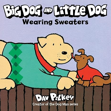 Big Dog and Little Dog Wearing Sweaters Board Book (Green Light Readers) Board book Children's Books Happier Every Chapter   