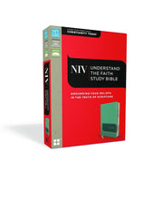 NIV Understand The Faith Study Bible (Turquoise Italian Duo-Tone) (Imitation Leather)