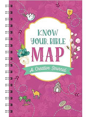 Know Your Bible Map [Women's Cover]: A Creative Journal (Faith Maps) Spiral-bound