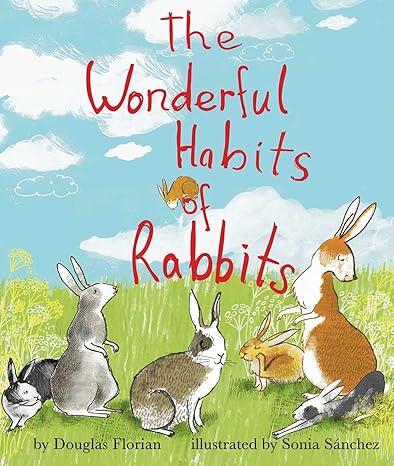 The Wonderful Habits of Rabbits (Mini Bee Board Books) Hardcover Children's Books Happier Every Chapter   