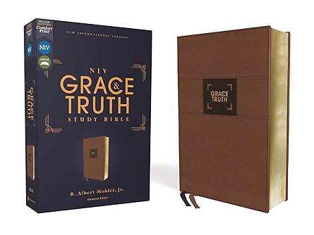 Niv, the Grace and Truth Study Bible (Trustworthy and Practical Insights), Leathersoft, Brown, Red Letter, Comfort Print: New International Version, Brown, Leathersoft, Comfort Print Imitation Leather