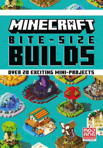 Minecraft Bite-Size Builds great for gamers of all ages and abilities!(Hardcover) Children's Books Happier Every Chapter   