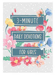 3-Minute Daily Devotions for Girls (3-Minute Devotions) Paperback