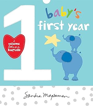 Baby's First Year: A Welcome Little One Keepsake (Welcome Little One Baby Gift Collection) Spiral-bound Adult Non-Fiction Happier Every Chapter