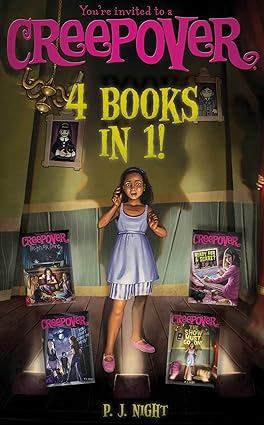 You're Invited to a Creepover 4 Books in 1!: Truth or Dare...; You Can't Come in Here!; Ready for a Scare?; The Show Must Go On! Hardcover Tweens Fiction Happier Every Chapter