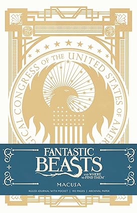 Insight Editions Fantastic Beasts And Where To Find them: MACUSA Hardcover Ruled Journal (Harry Potter) Children's Books Happier Every Chapter