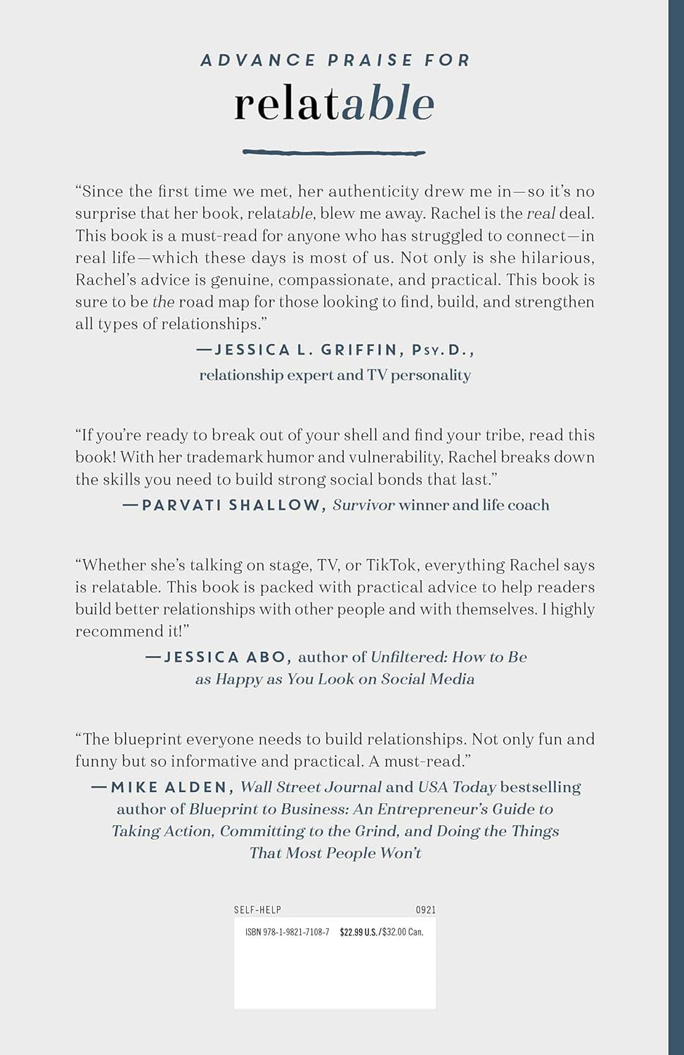 Relatable: How to Connect with Anyone, Anywhere (Even If It Scares You) Hardcover