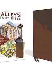 Niv, Halley's Study Bible, Leathersoft, Brown, Red Letter Edition, Comfort Print: Making the Bible's Wisdom Accessible Through Notes, Photos, and Maps Imitation Leather