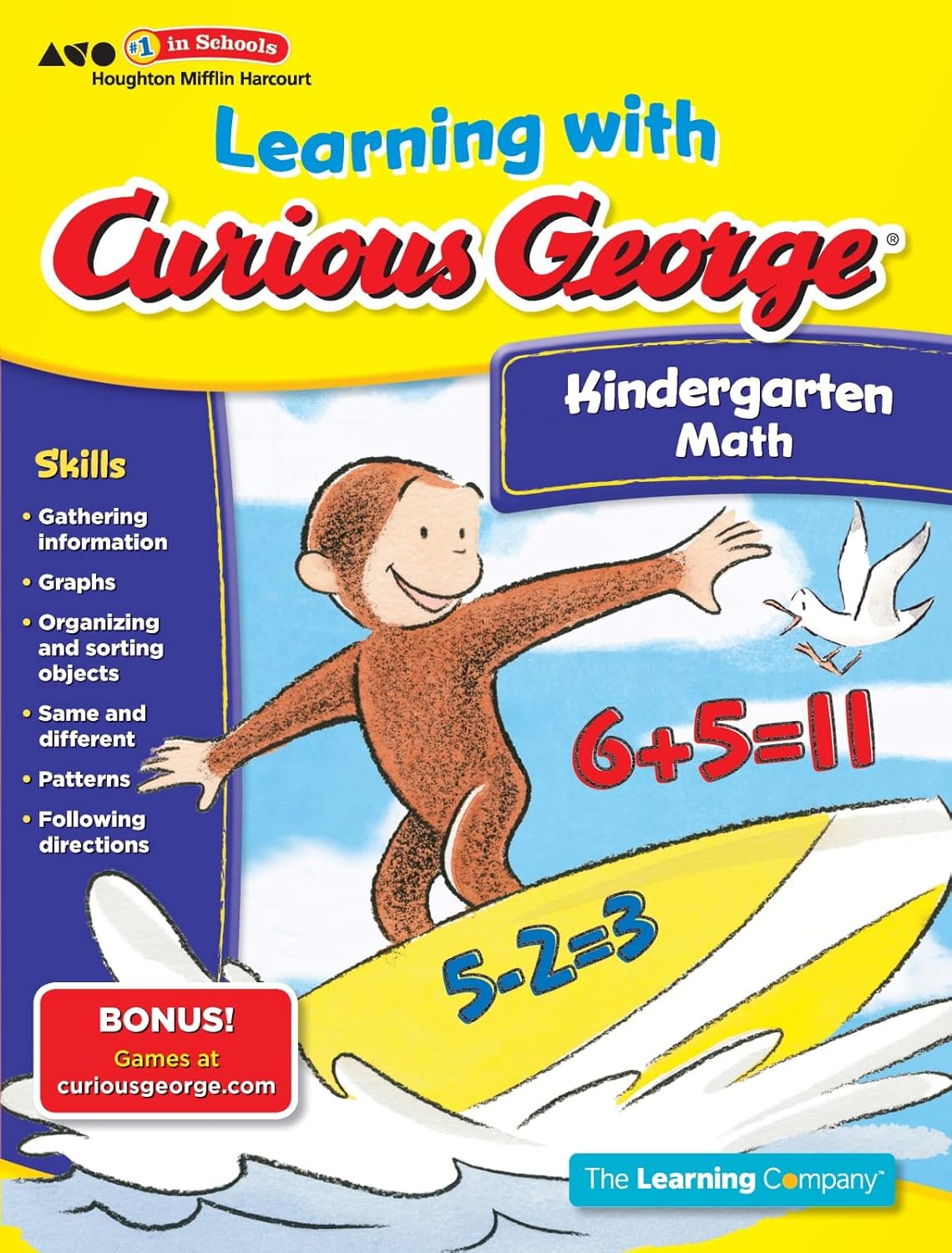 Learning With Curious George Kindergarten Math Paperback