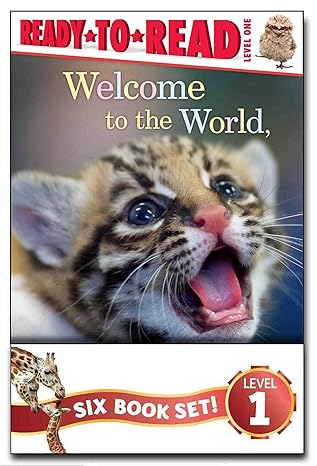 Zooborns Ready-to-Read Value Pack: Welcome to the World, Zooborns! / I Love You, Zooborns! / Hello, Mommy Zooborns! / Nighty Night, Zooborns! / ... Zooborns! (Zooborns: Ready-to-Read, Level 1) Paperback Children's Books Happier Every Chapter   