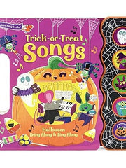 Trick Or Treat Songs - Children's Halloween Book with Fun and Spooky Sounds for Kids 2-5 (Early Bird Song Book) Board book