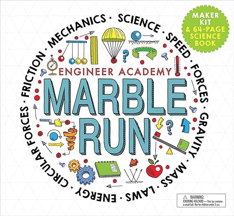 Marble Run: Science Activity Book (Engineer Academy) Paperback Children's Books Happier Every Chapter