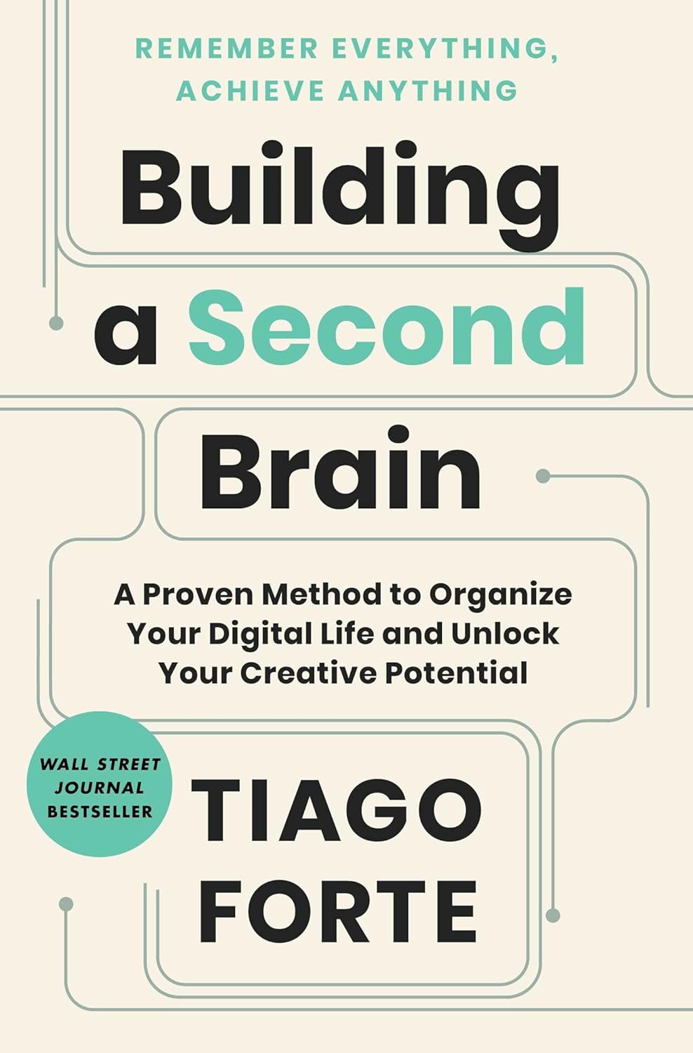 Building a Second Brain: A Proven Method to Organize Your Digital Life and Unlock Your Creative Potential Hardcover