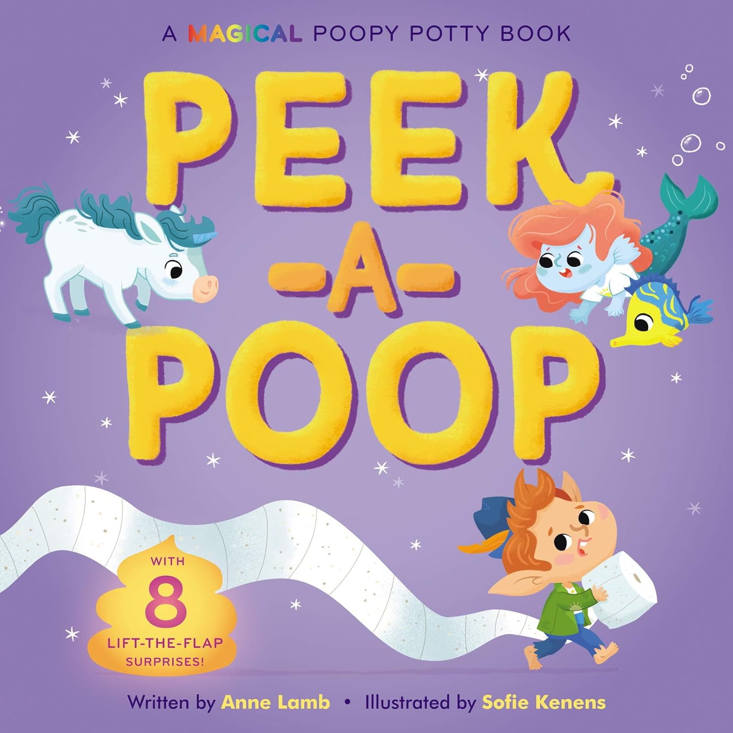 Peek-a-Poop Board Book Lift the Cover
